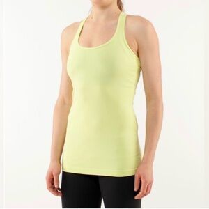 Lululemon Cool Racerback Wild Lime Size 4 Neon Yellow-Green